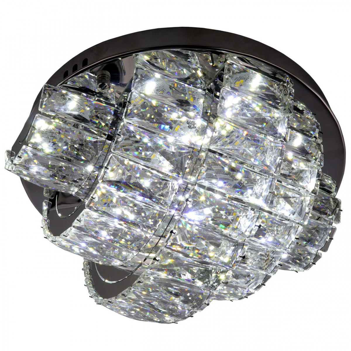 

Люстра потолочная хрустальная Led с пультом C8772/350 Хром 19х35х35 см. Sunnysky (YR-C8772/350)