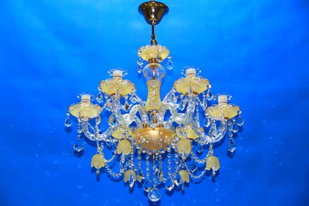 

Люстра свеча L77151/6 (FGDBR) Handmade (YE-L77151/6-FGD+BR)