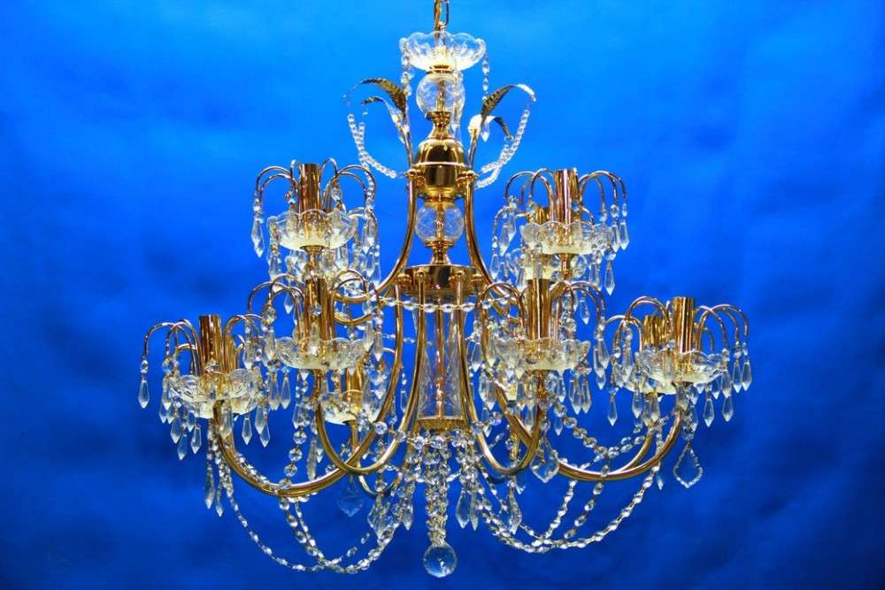 

Люстра свеча L4509/84 (FGD) Handmade (YE-L4509/8+4-FGD)