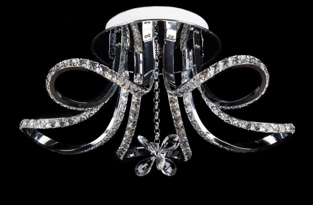 

Светодиодная хрустальная люстра L78313/5 (CRWT) Led Handmade (YE-L78313/5-CR+WT) LED)