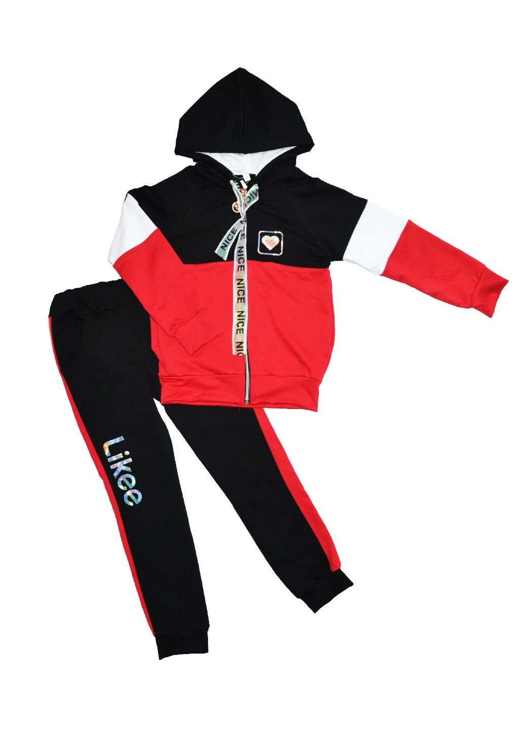 

Спортивный костюм LIKEE (брюки и кофта) 116см. разноцветный (TR-01-849)