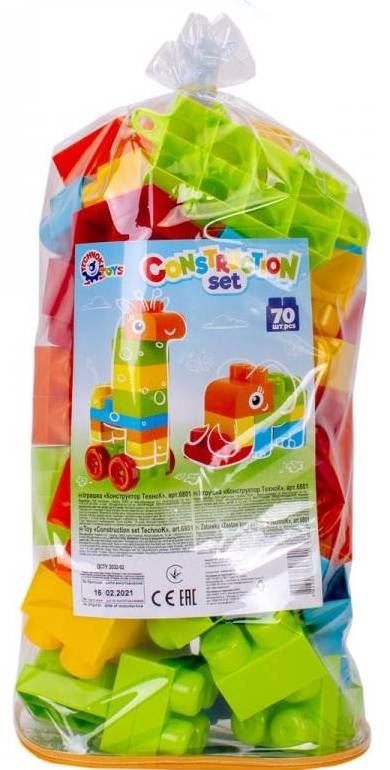 

Игрушка Technok Конструктор 70 элементов (6801) (4823037606801)