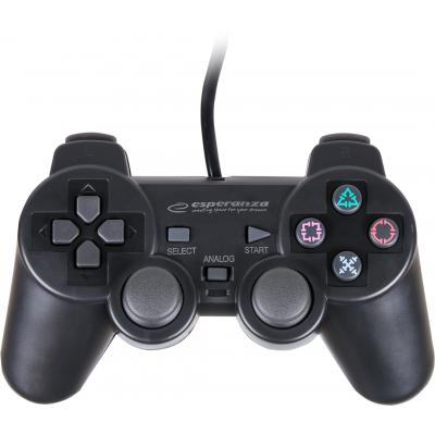 

Геймпад Esperanza Vibration gamepad PS2/PS3/PC USB (EG106)