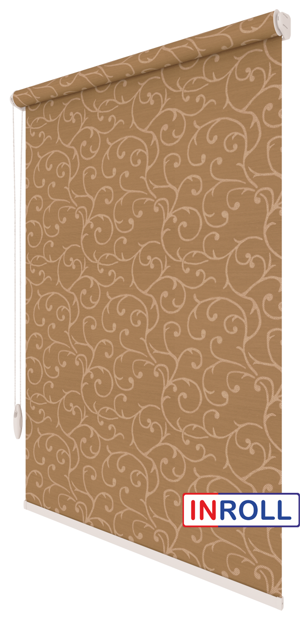 

Ролета тканевая INROLL Есо-Standart 177,5х165 см Akant Какао 1827