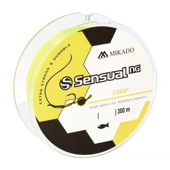 

Леска Mikado Sensual NG Carp 300m 0.40mm 15.18kg жёлтый (ZSN110-300-040)