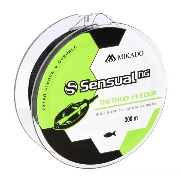 

Леска Mikado Sensual NG Method Feeder 300m 0.18mm 4.73kg чёрный (ZSN200-300-018)