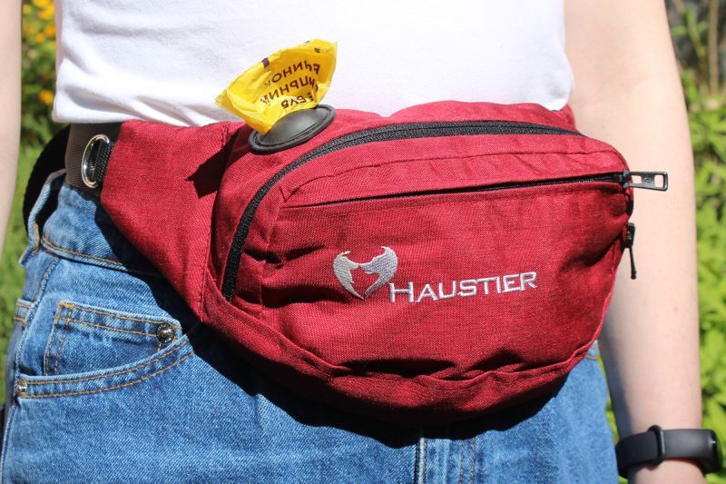 

Сумка Бананка для дрессировки и прогулки Winter Cherry 30х22х15см (A2-1-043)