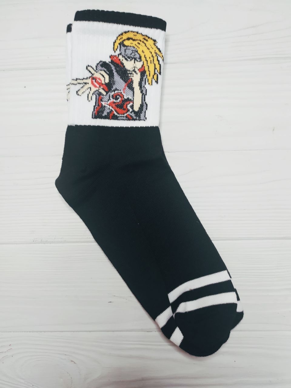 

Носки Rock Store черные с принтом Аниме Наруто Дайдара 36-42