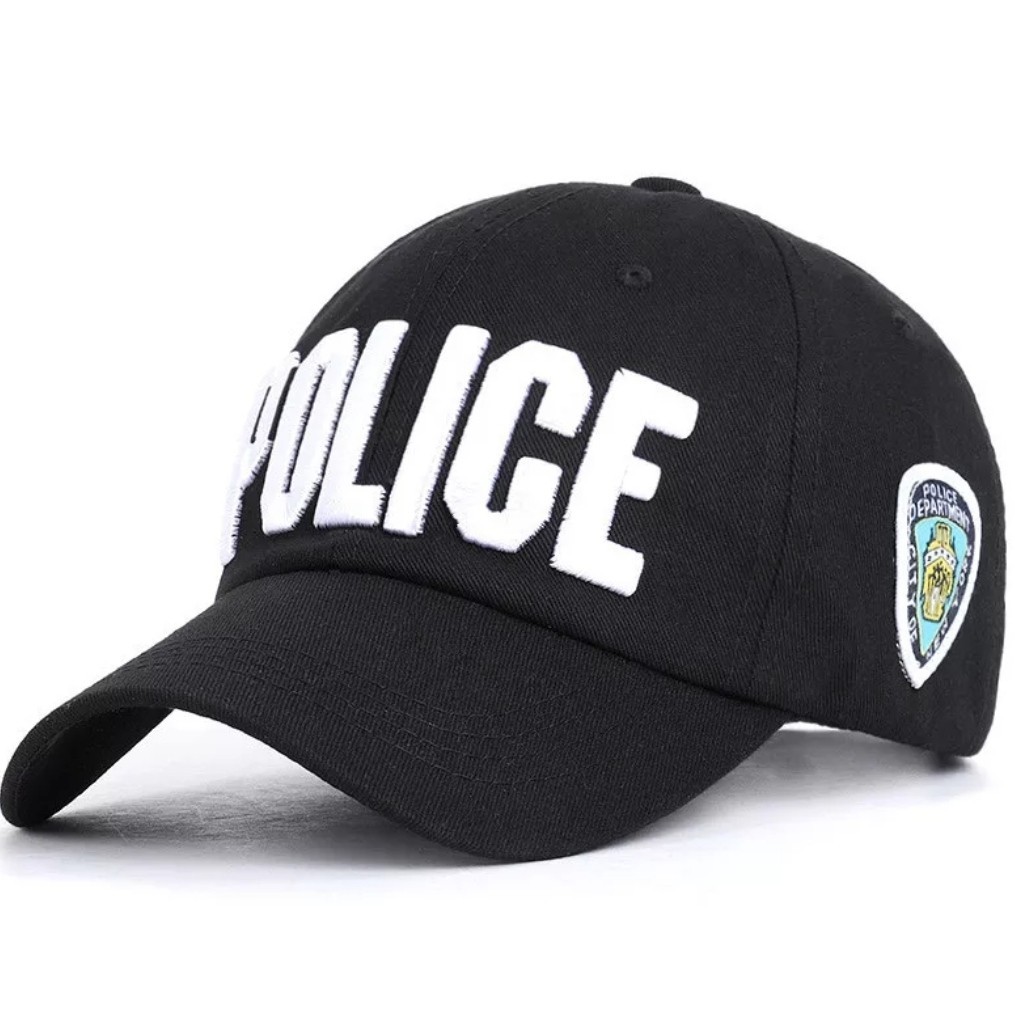 

Кепка Бейсболка Police (Полиция) NYC Черная, Унисекс
