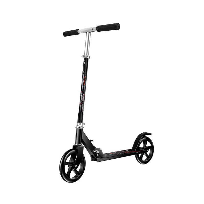 

Двухколёсный самокат для взрослых и детей Scooter 885 Black складной