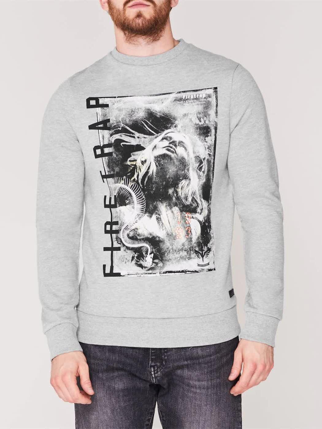 

Свитшот Firetrap 528016-25 XXL Grey Marl-Lady