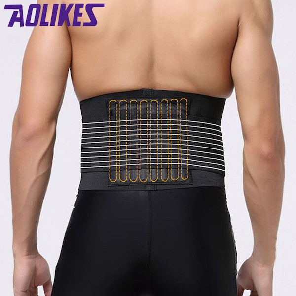 

Пояс для спины Aolikes А-7992 спортивный атлетический XL Черный