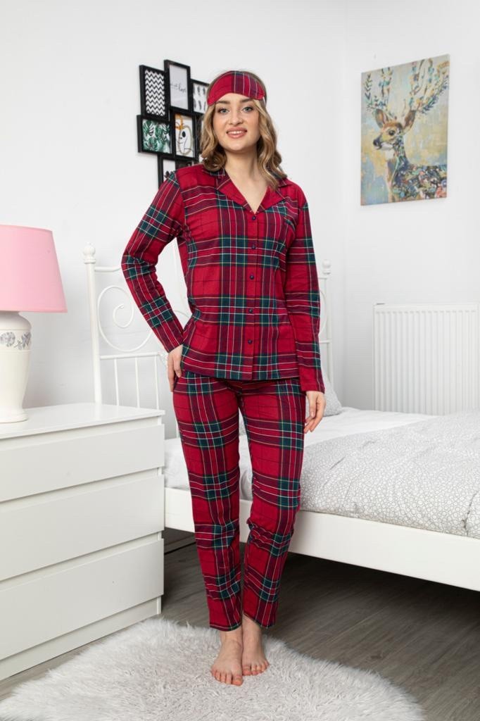 

Пижама Pijamoni Клетка XL Красная