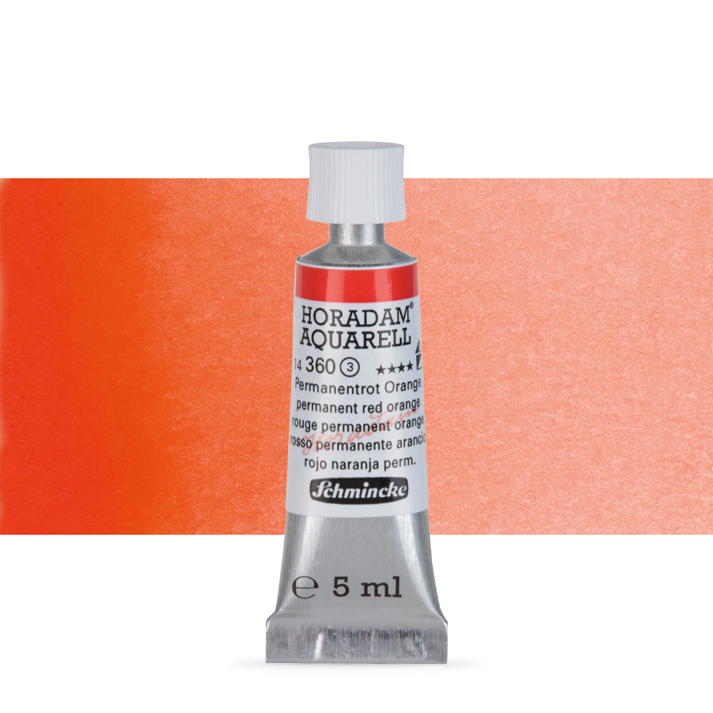 

Акварель Schmincke Horadam Aquarell 5 мл permanent red orange