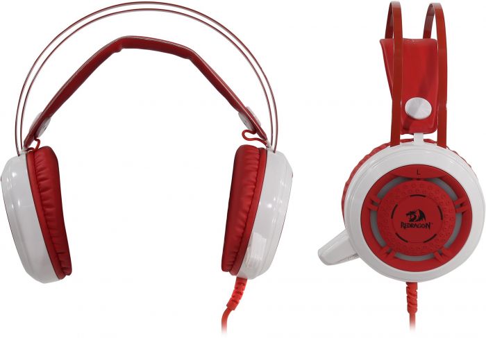 

Навушники DEFENDER Redragon Sapphire red-white