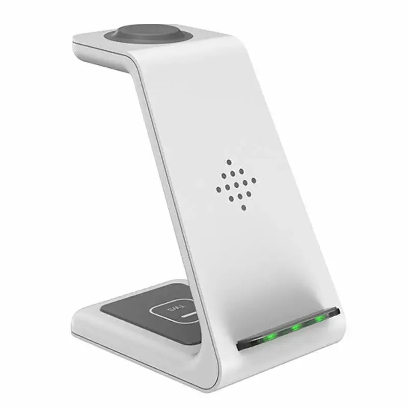 

Беспроводное зарядное устройство 3 в 1 Veron T3 Wireless Charger White - Белая (Беспроводная зарядка)