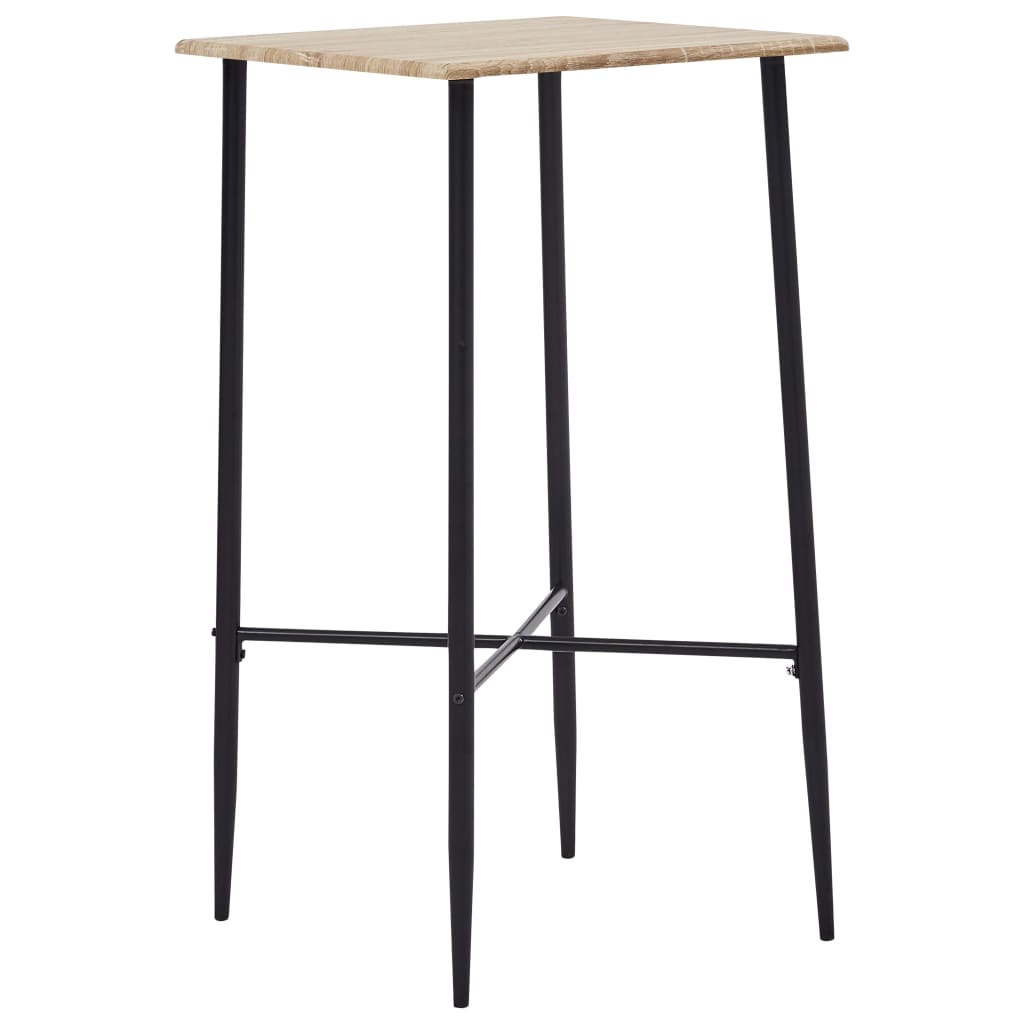 

Барний стіл Shumee 60 x 60 x 111 см МДФ коричневий 281551