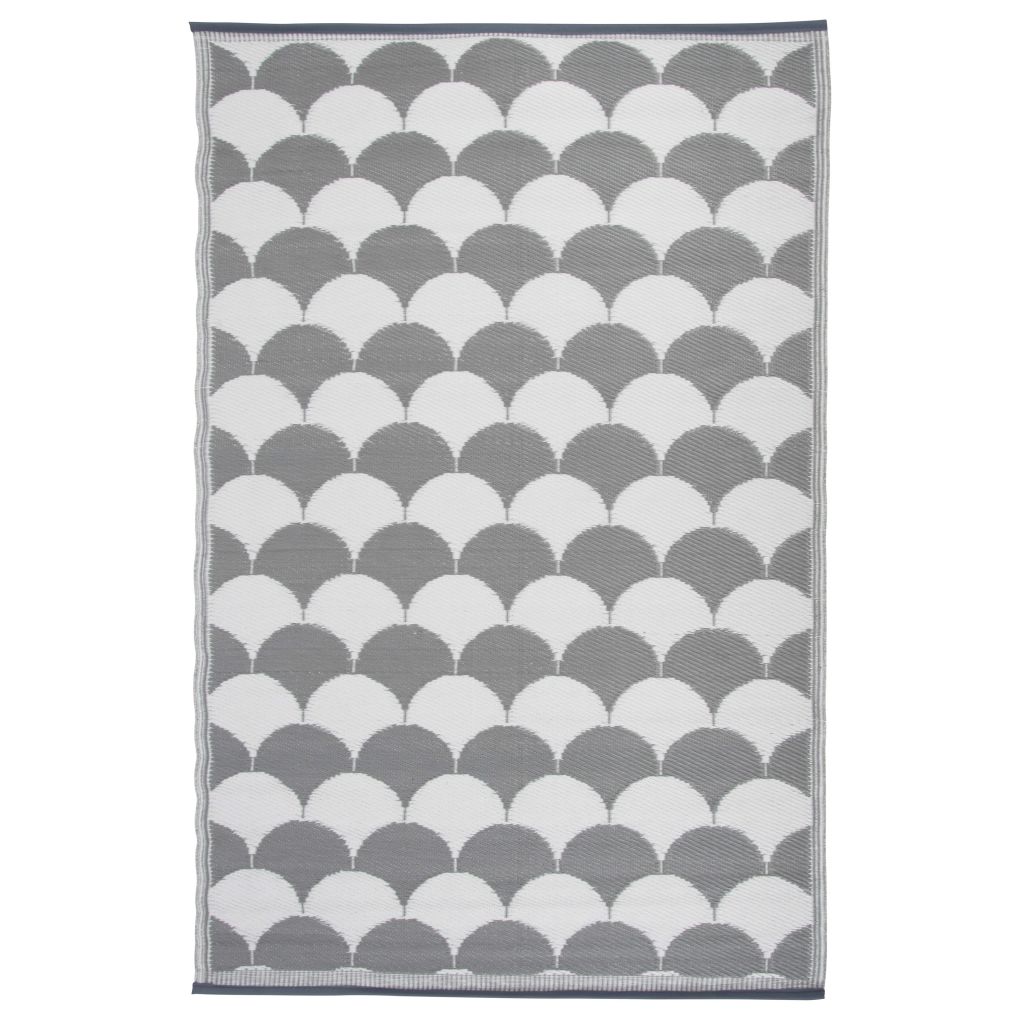 

Зовнішній килим Shumee Esschert Design 180x121 см сірого та білого кольору OC24 421300