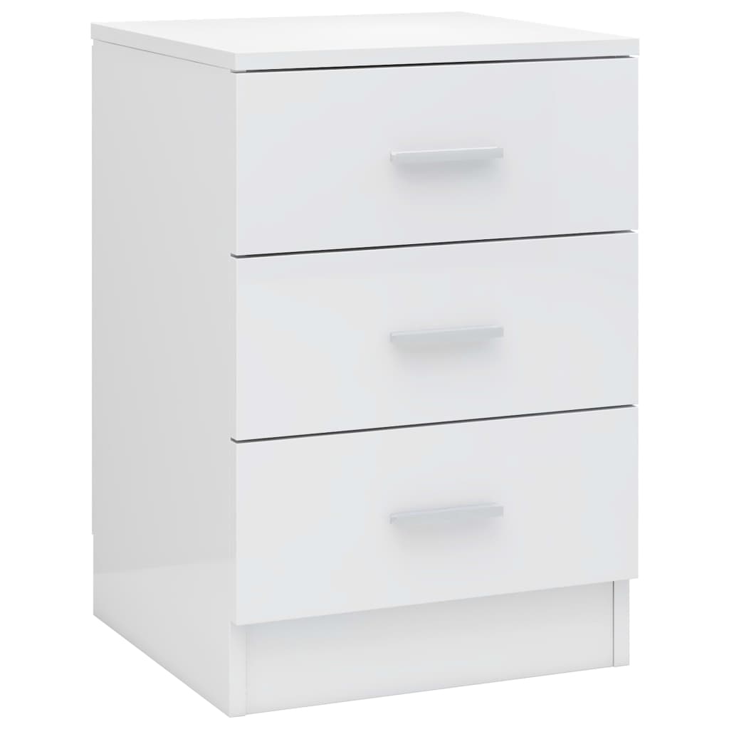 

Тумбочка Shumee глянцева біла 38x35x56 см ДСП 800462