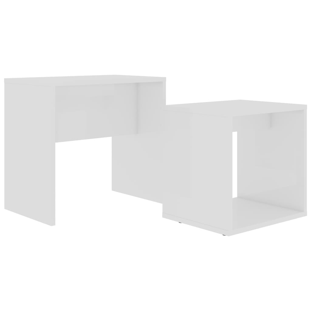 

Набір журнальних столиків Shumee білий 48x30x45 см ДСП 802885