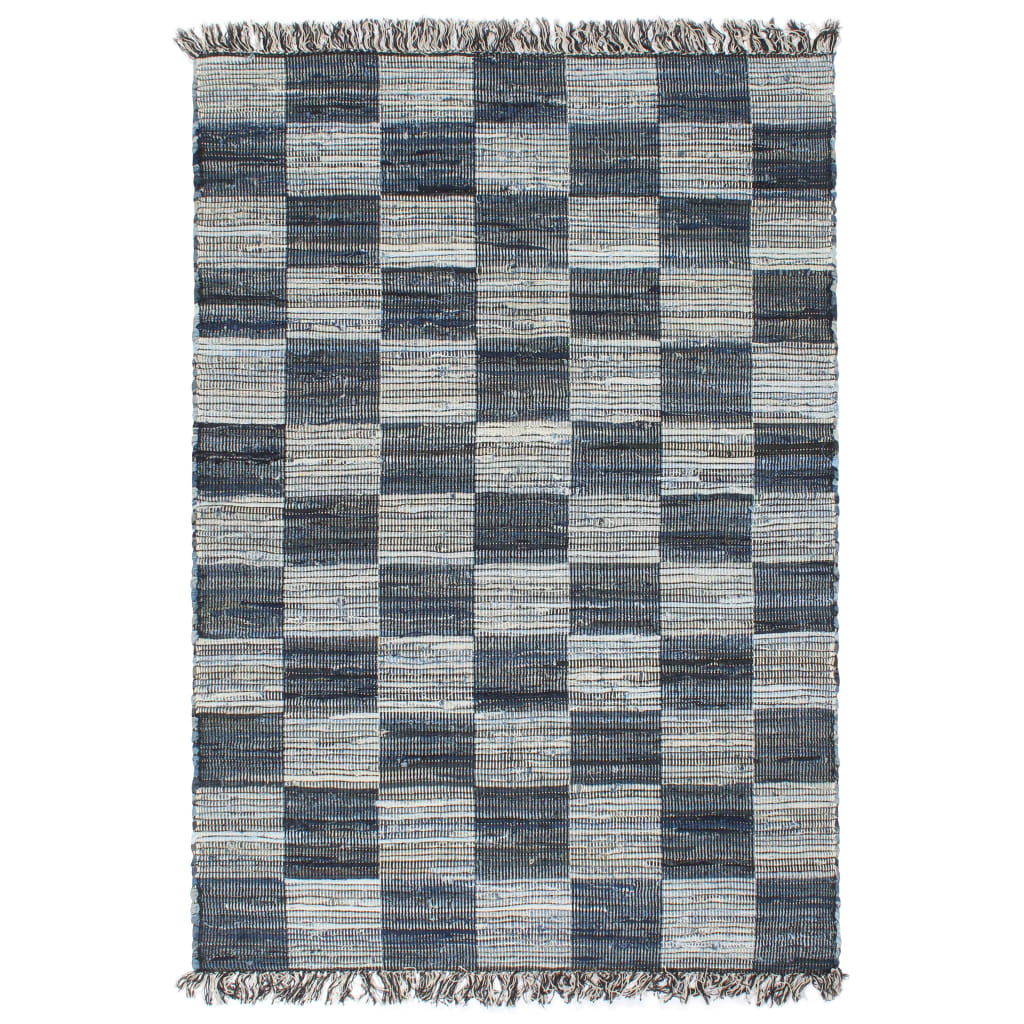 

Ручний тканий килим Shumee Чінді джинсовий 160x230 см синій 133951