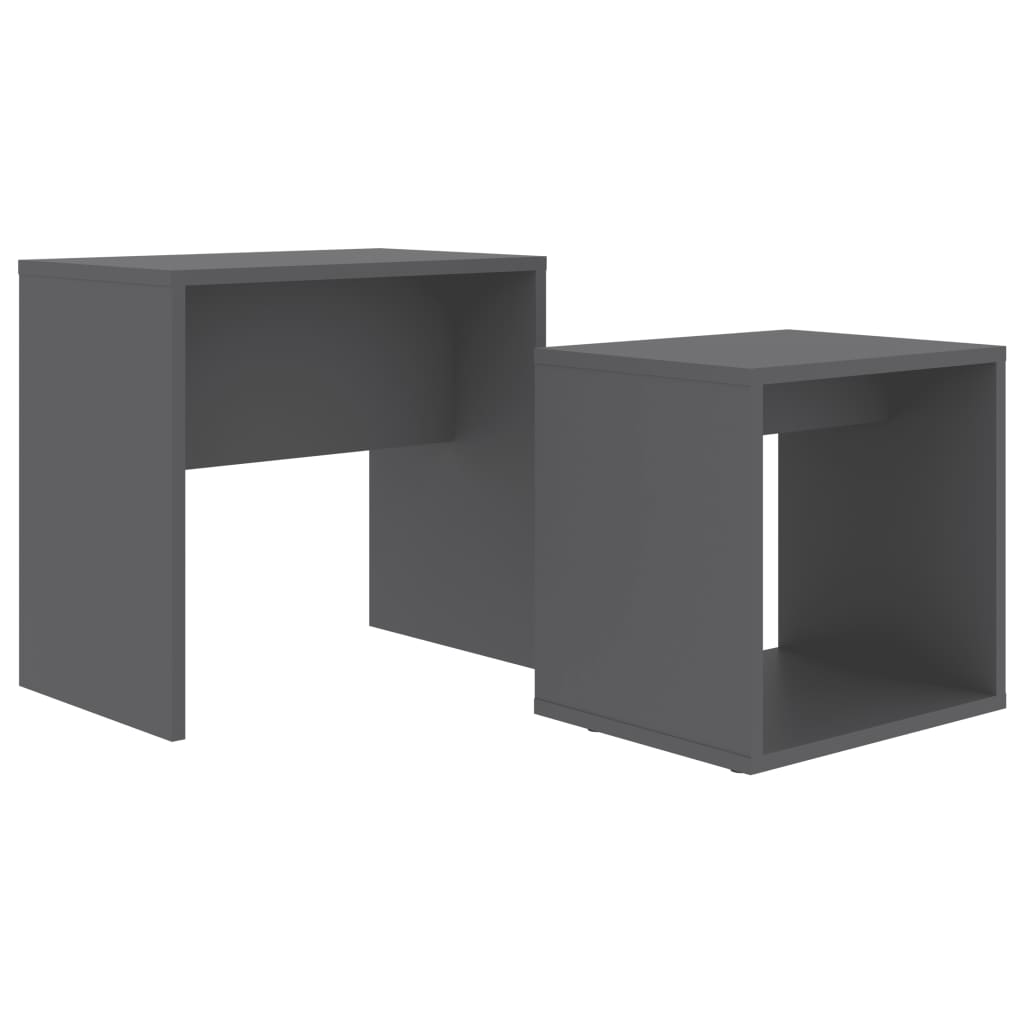 

Набір журнальних столиків Shumee сірий 48x30x45 см ДСП 802887