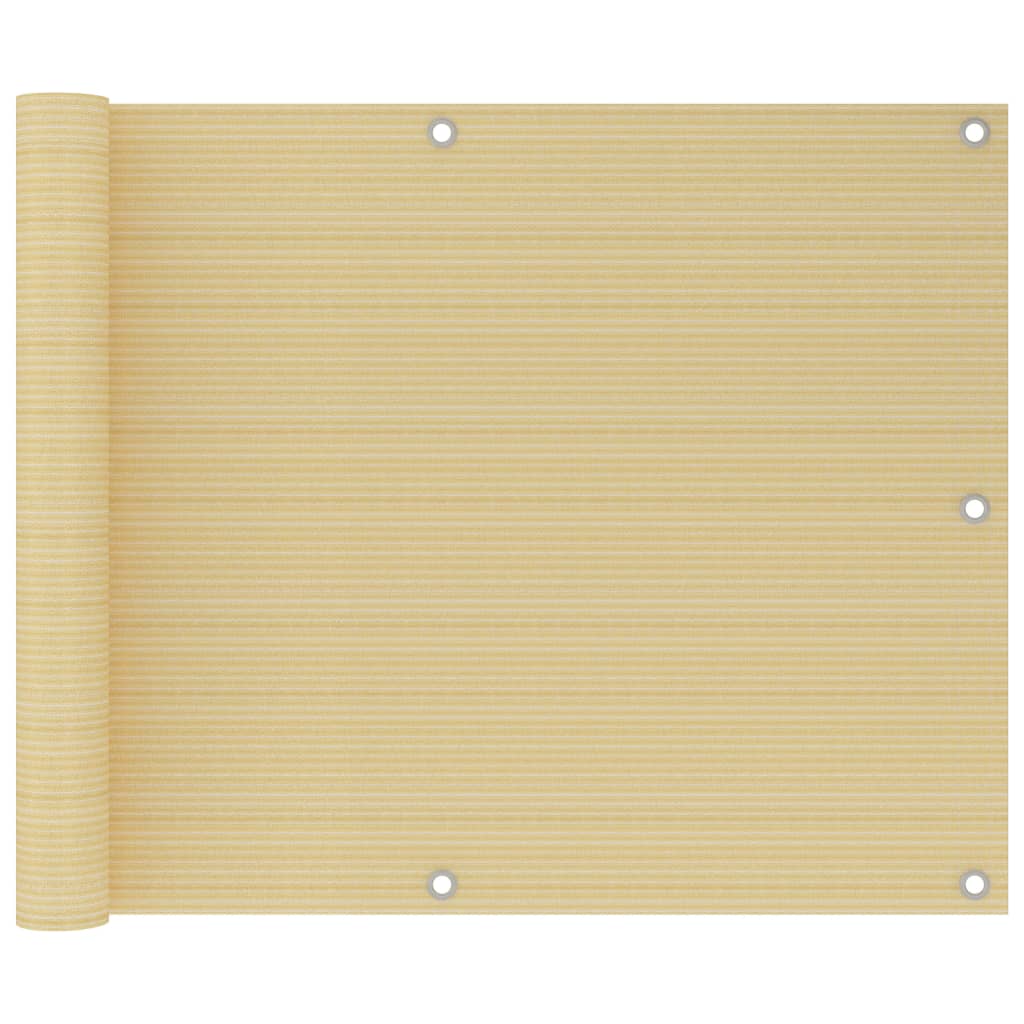 

Балконний тент Shumee бежевий 75x400 см HDPE 310909
