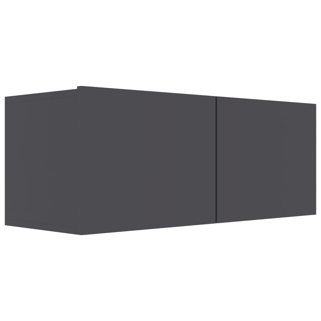 

Тумба під телевізор Shumee 80x30x30 см ДСП сіра 801474