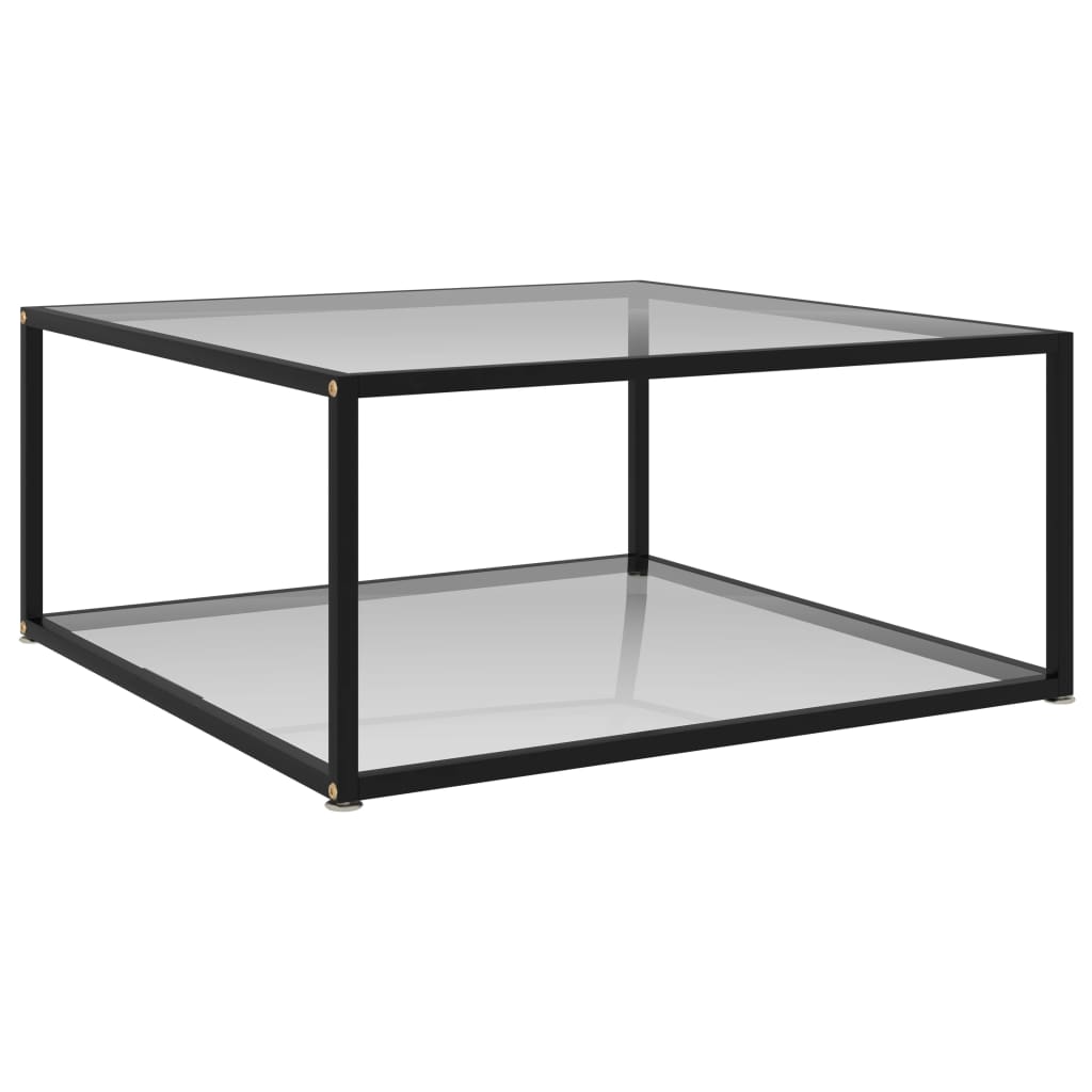 

Чайний стіл Shumee прозорий 80x80x35 см загартоване скло322892