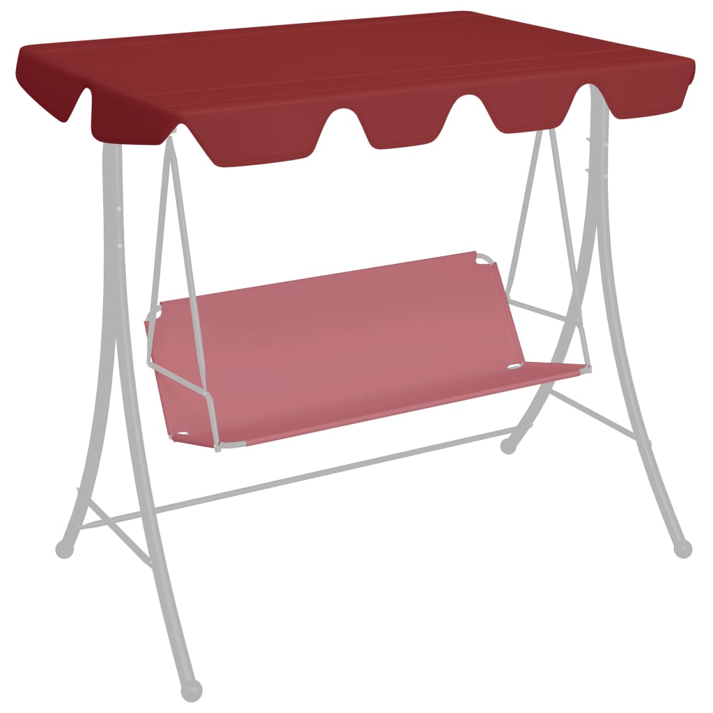 

Навіс для гойдалки Shumee червоний 226x186 см 270 г / м² 312094