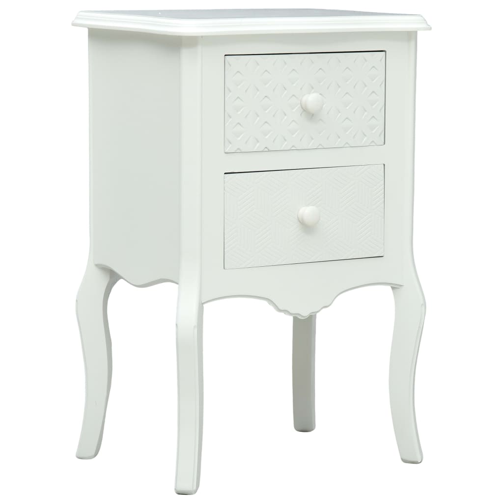 

Тумбочка Shumee біла 43 x 32 x 65 см МДФ 285774