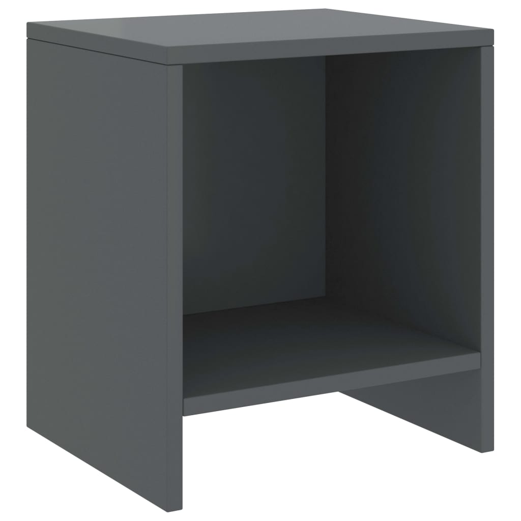 

Тумбочка Shumee темно сіра 35x30x40 см деревина сосни 322238