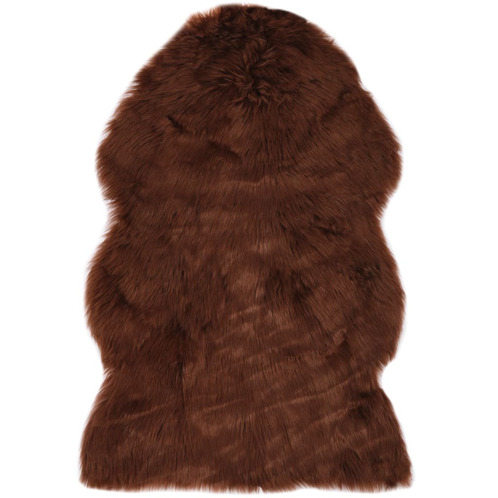 

Килим Shumee 60 х 90 см імітація овчини коричневий 284713