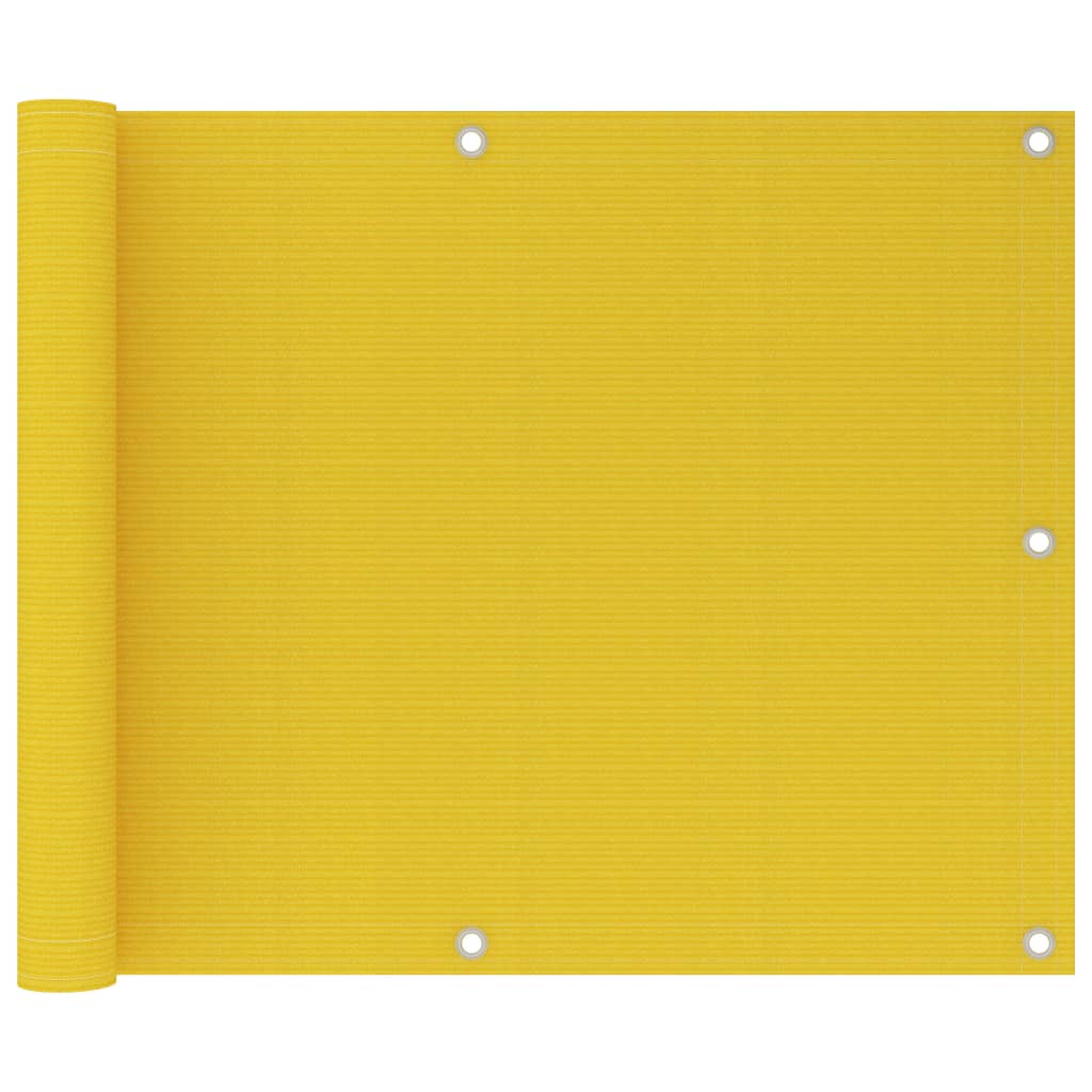 

Балконний тент Shumee жовтий 75x600 см HDPE 310995