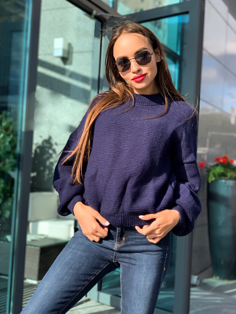 

Fashions • Свитер Agnes Fashions 42-48 фиолетовый ( 17356)