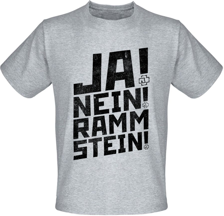 

Футболка Fat Cat Rammstein - Ja! Nein! Rammstein! (меланж)  28526, Футболка Fat Cat Rammstein - Ja! Nein! Rammstein! (меланж) L 28526