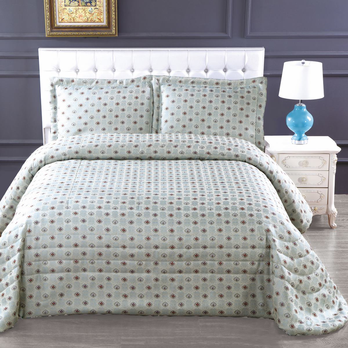 

Покрывало Arya Alfio 250x260 см - 2(50x70+5)см