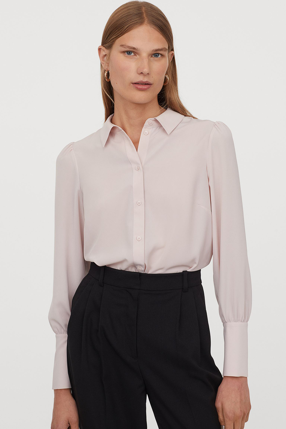 

Рубашка H&M 835390b05 36 Розовая