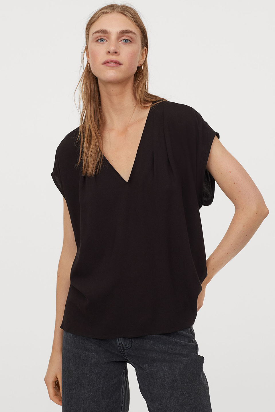 

Блузка H&M 920159b05 S Черная