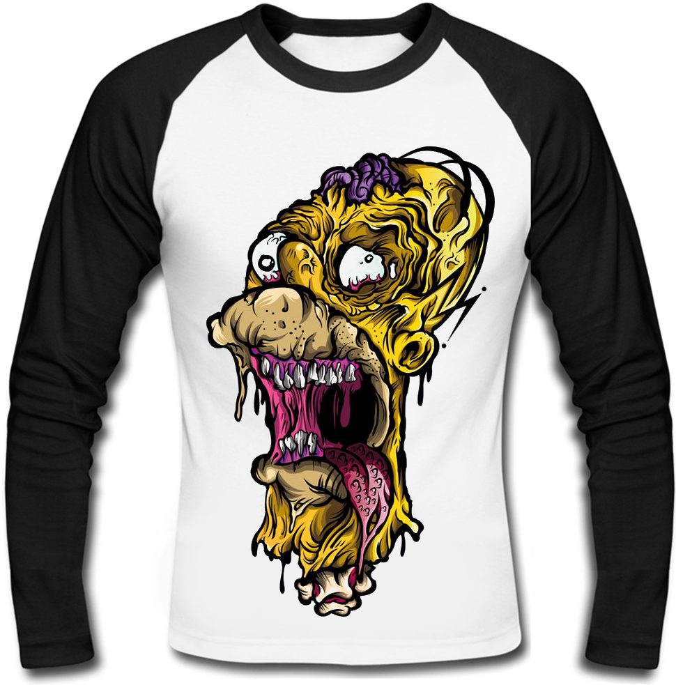 

Футболка с длинным рукавом Fat Cat Zombie Homer (The Simsons)  12843, Футболка с длинным рукавом Fat Cat Zombie Homer (The Simsons) M 12843
