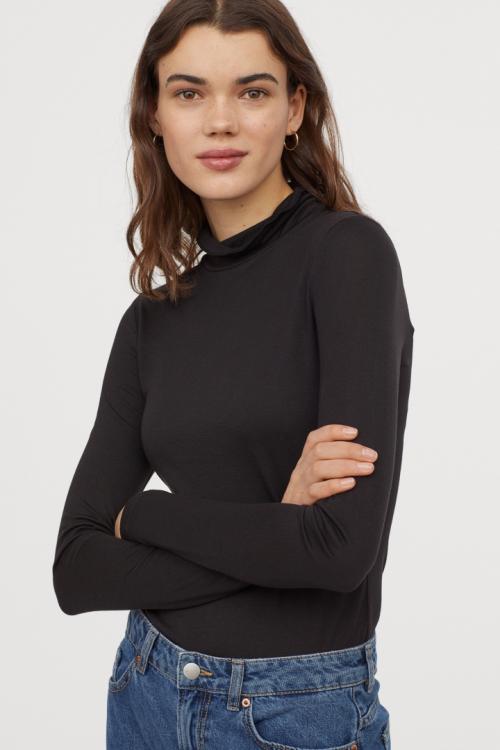 

Водолазка H&M 890413a99 S Черная