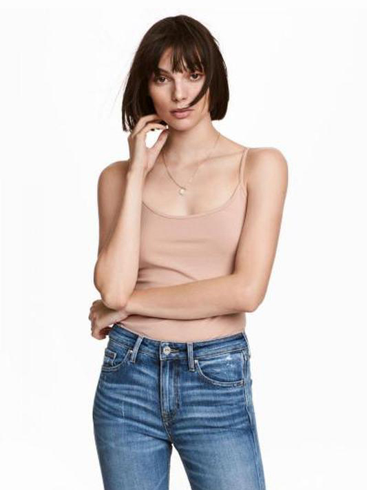 

Майка H&M 108775a99 XL Бежевая