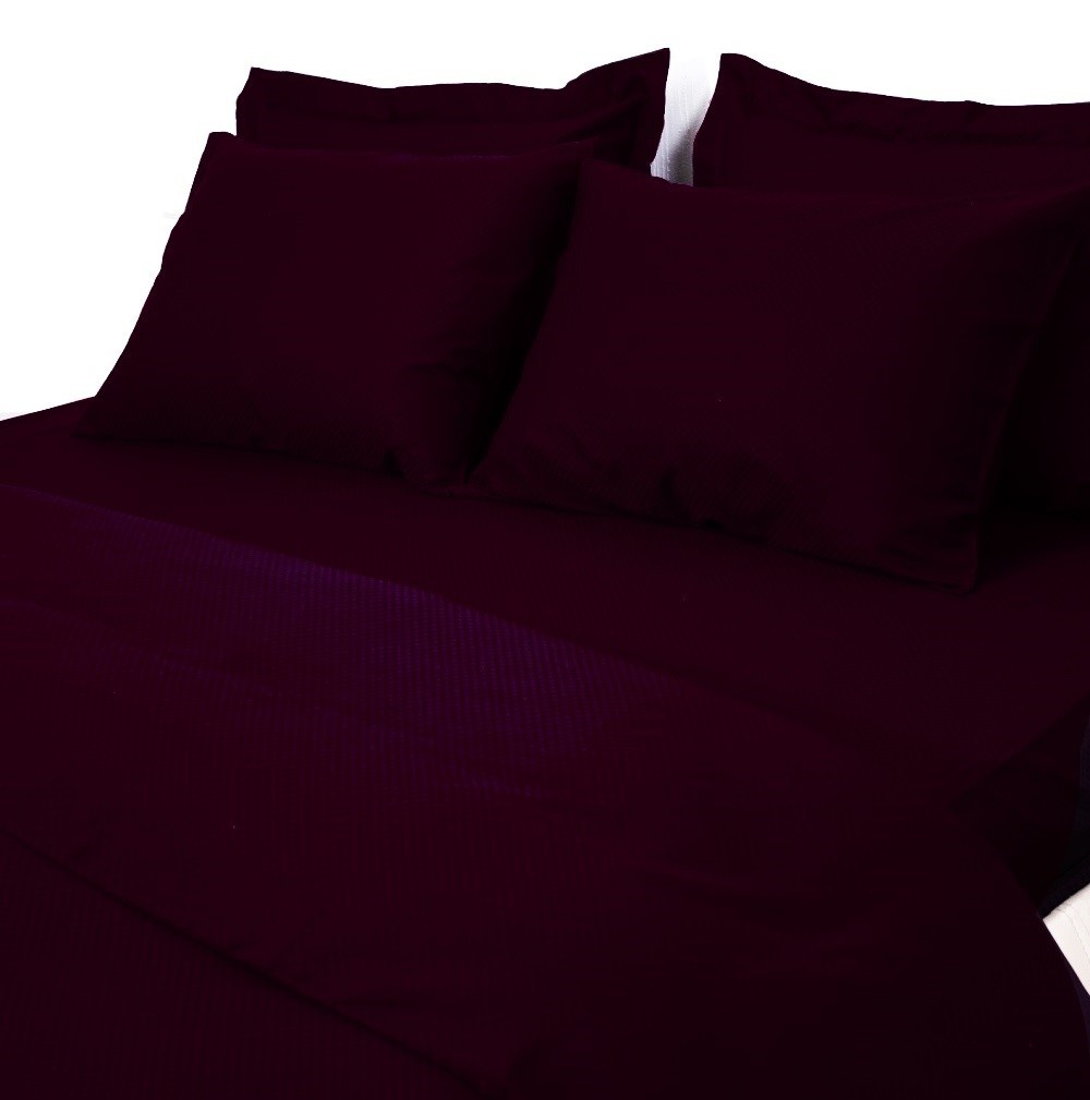 

Простынь Lodex Interio plum 240*260 жаккард-сатин сливовый