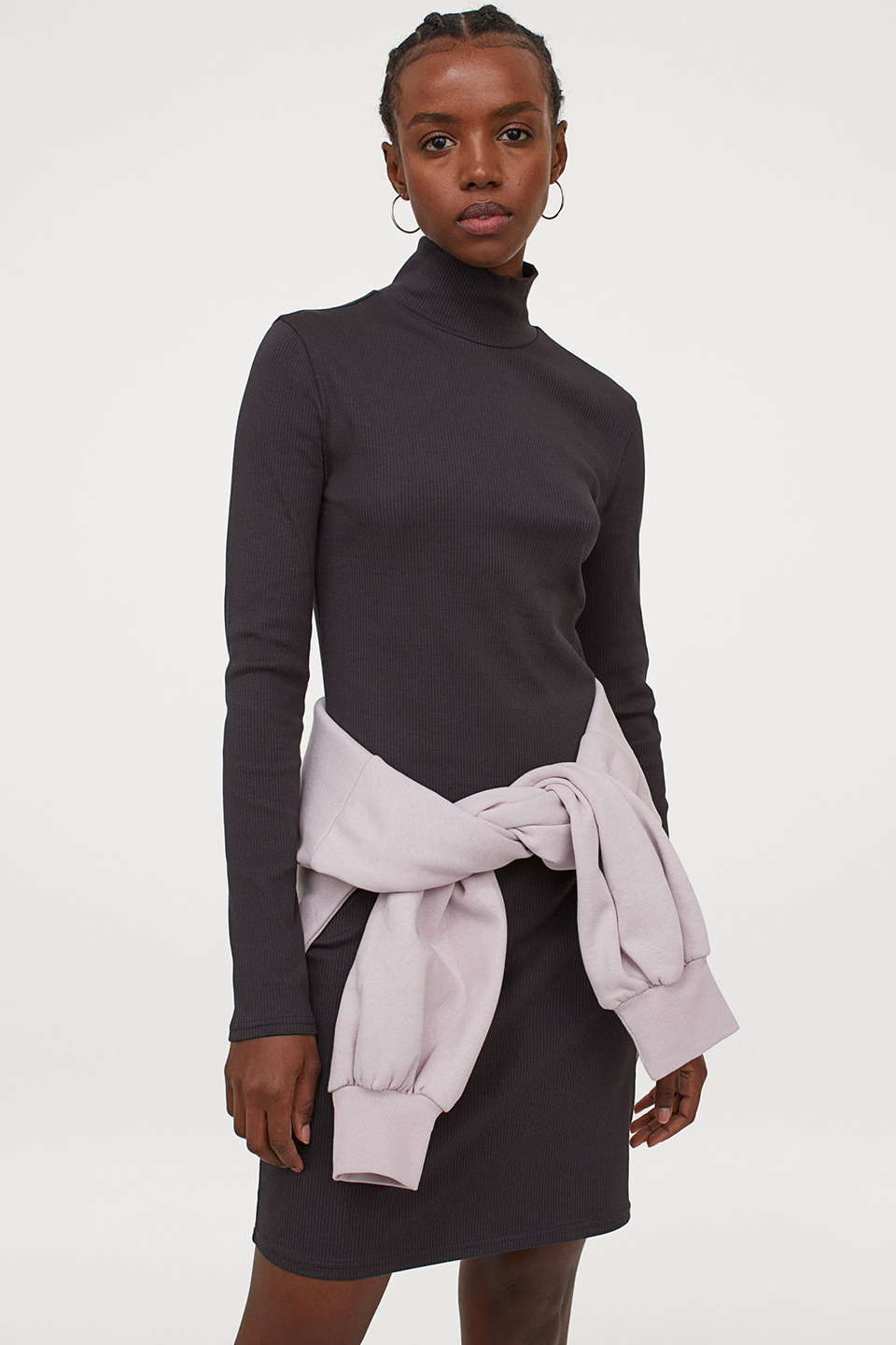 

Платье H&M 784208005b04 L Темно-серое