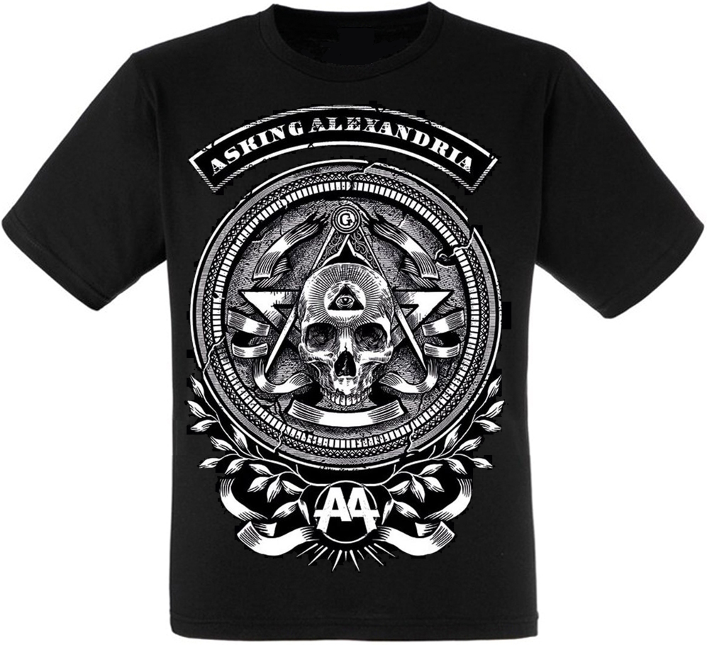 

Футболка Fat Cat Asking Alexandria (skull with eye) XXL 11933