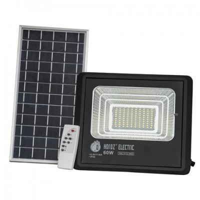 

Прожектор светодиодный на солнечной батарее Horoz Electric "TIGER-60" 60W 6400K