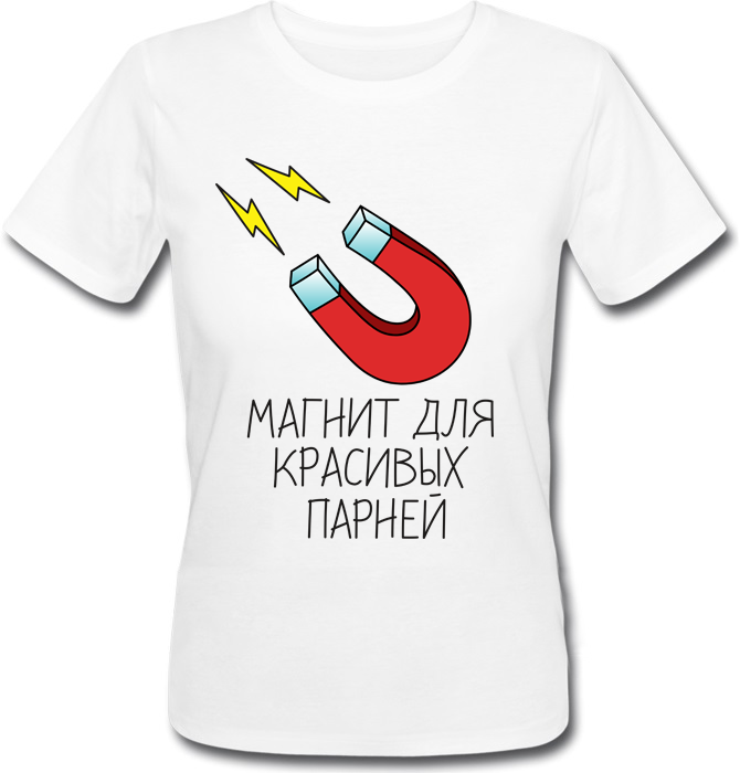 

Женская футболка Fat Cat Магнит (белая)  23196, Женская футболка Fat Cat Магнит (белая) M 23196
