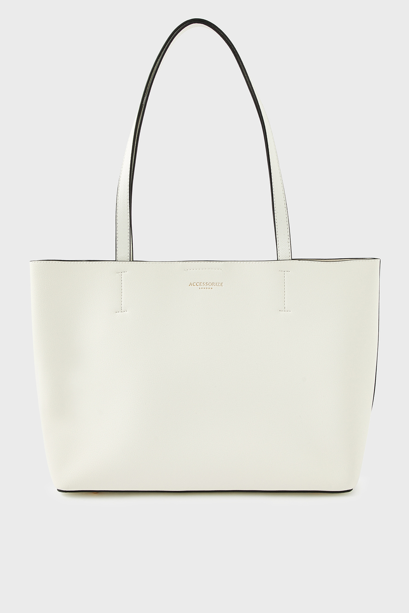

Женская белая сумка LEO TOTE Accessorize OS 190063