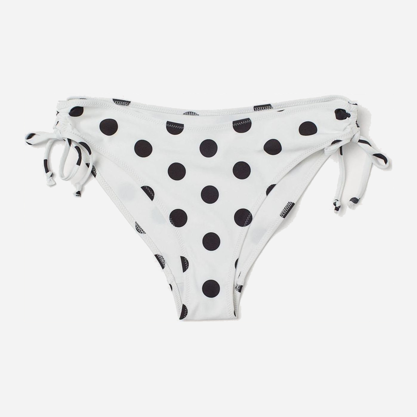 

Нижняя часть купальника H&M 7968080-AAOL 40 Белая в черные узоры