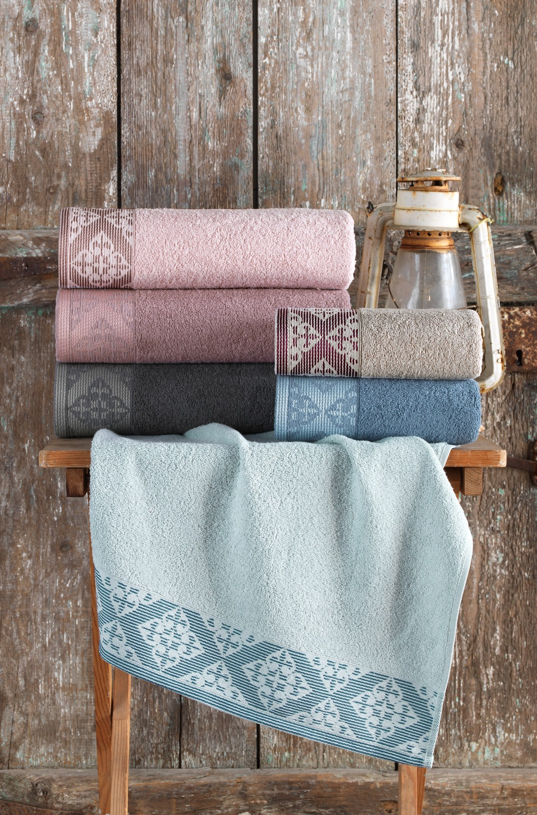 

Набор махровых полотенец Purry Cotton Defne 50*90 6 шт